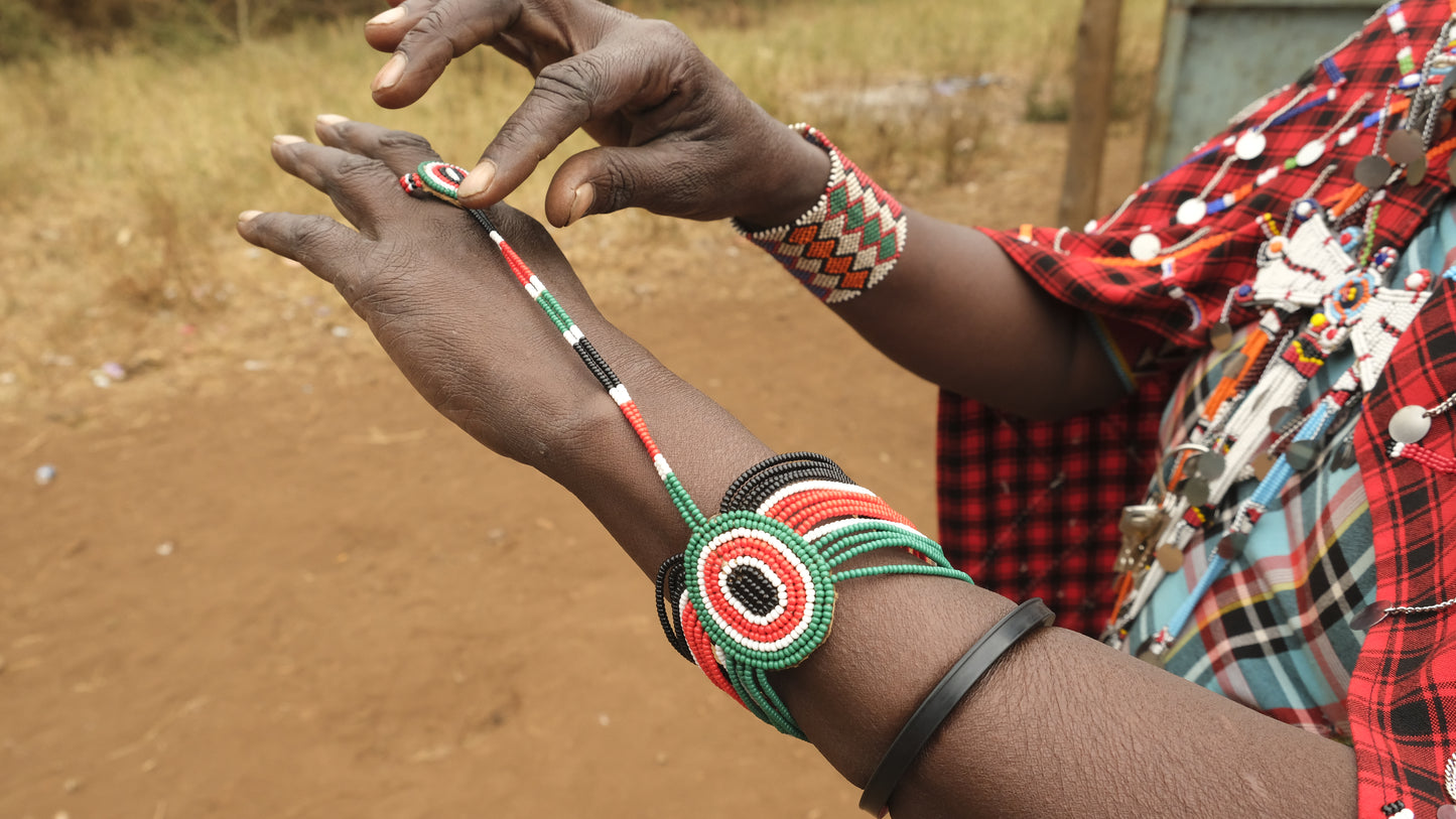 Bracelet with ring - Olgaria Beads