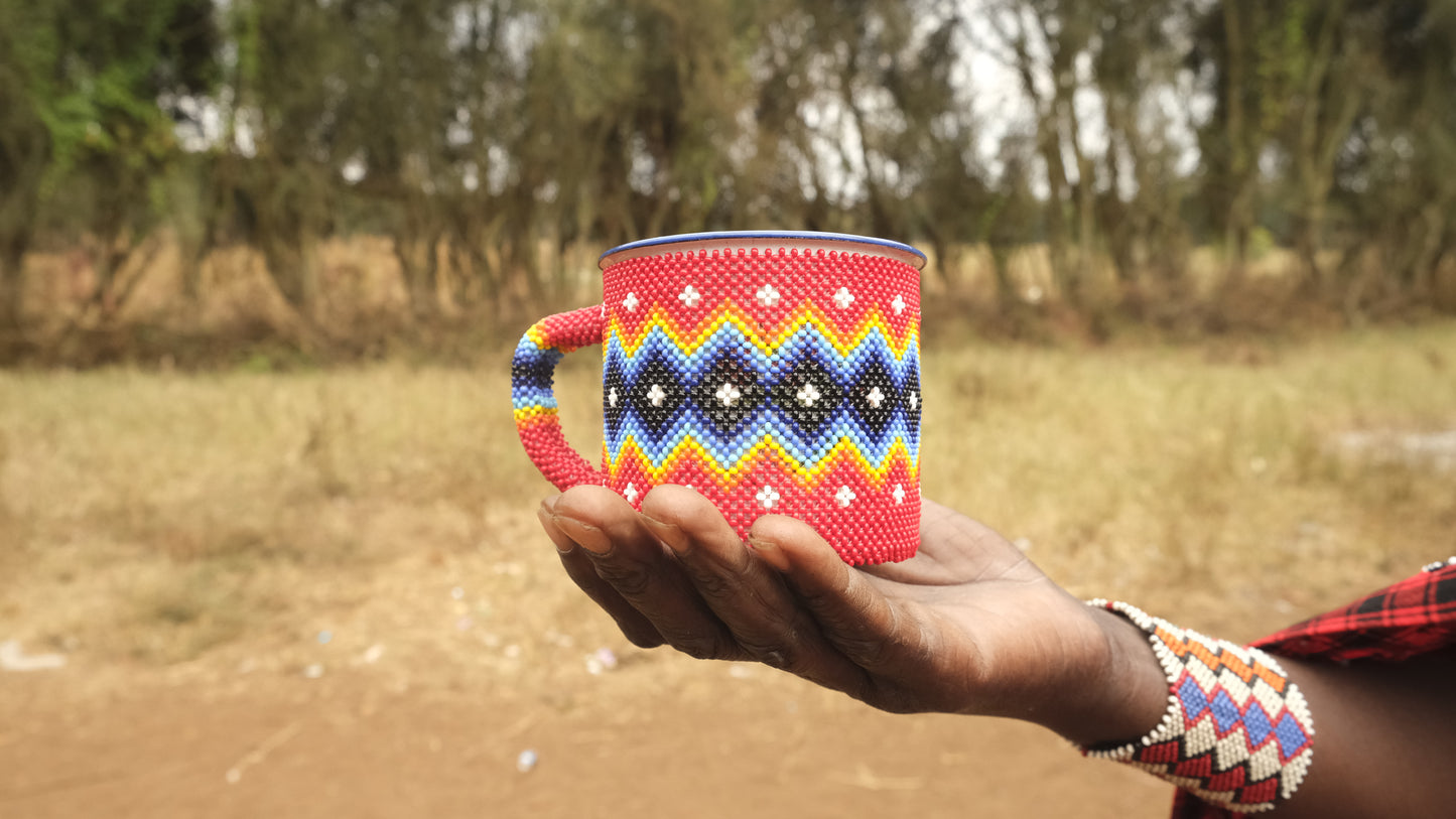 Handmade coffee/tea mug - Olgaria Beads