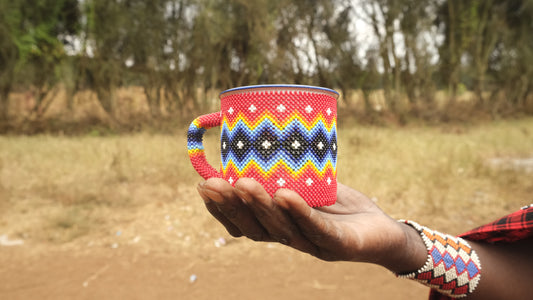 Handmade coffee/tea mug - Olgaria Beads